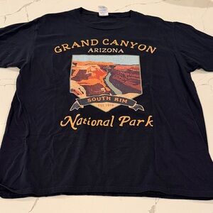 Port and Company Black Grand Canyon South Rim National Park Tee